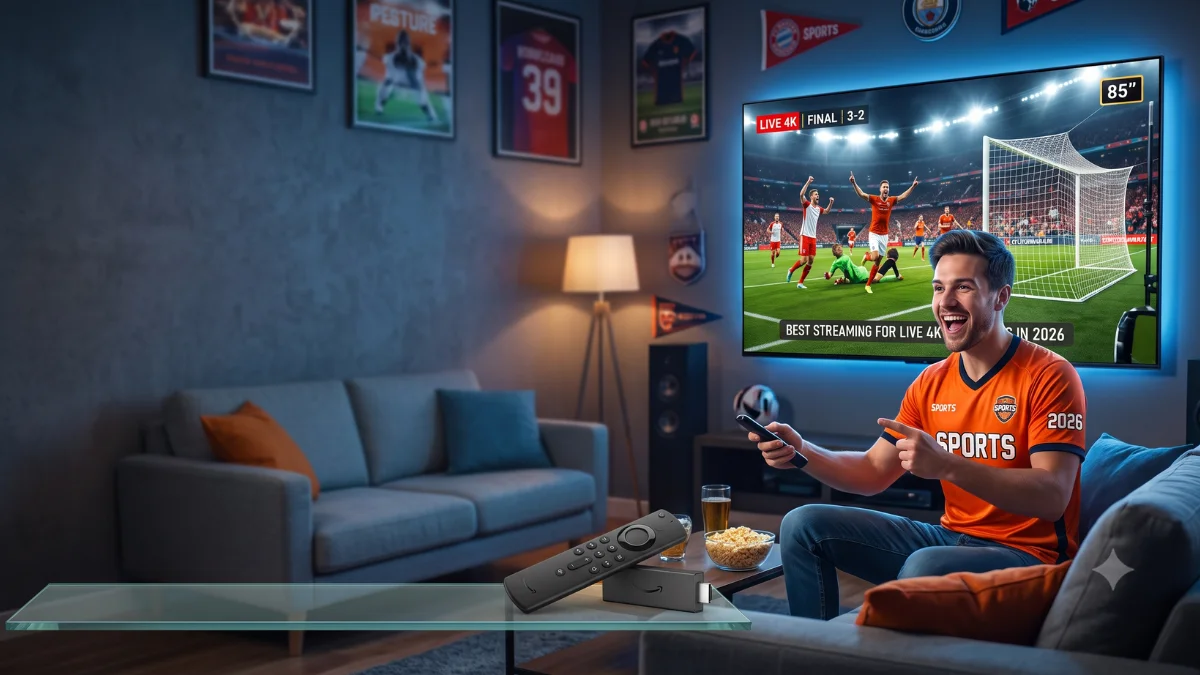 Best Streaming Devices For Live 4K Sports In 2026: Apple TV 4K, Roku, And Fire TV Compared